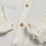 Babyvip Tutina Tinta Unita A Costine per Neonata RRHHR PANNA BABYVIP 