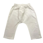 TEDDY E MINOU pantalone tinta unita con elastico in vita Bianco per Neonata I24PT007V6014 BIANCO TEDDY E MINOU 