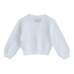 Iceberg Cardigan Tinta Unita Traforato per Bambina MGICE5152B BIANCO ICEBERG 