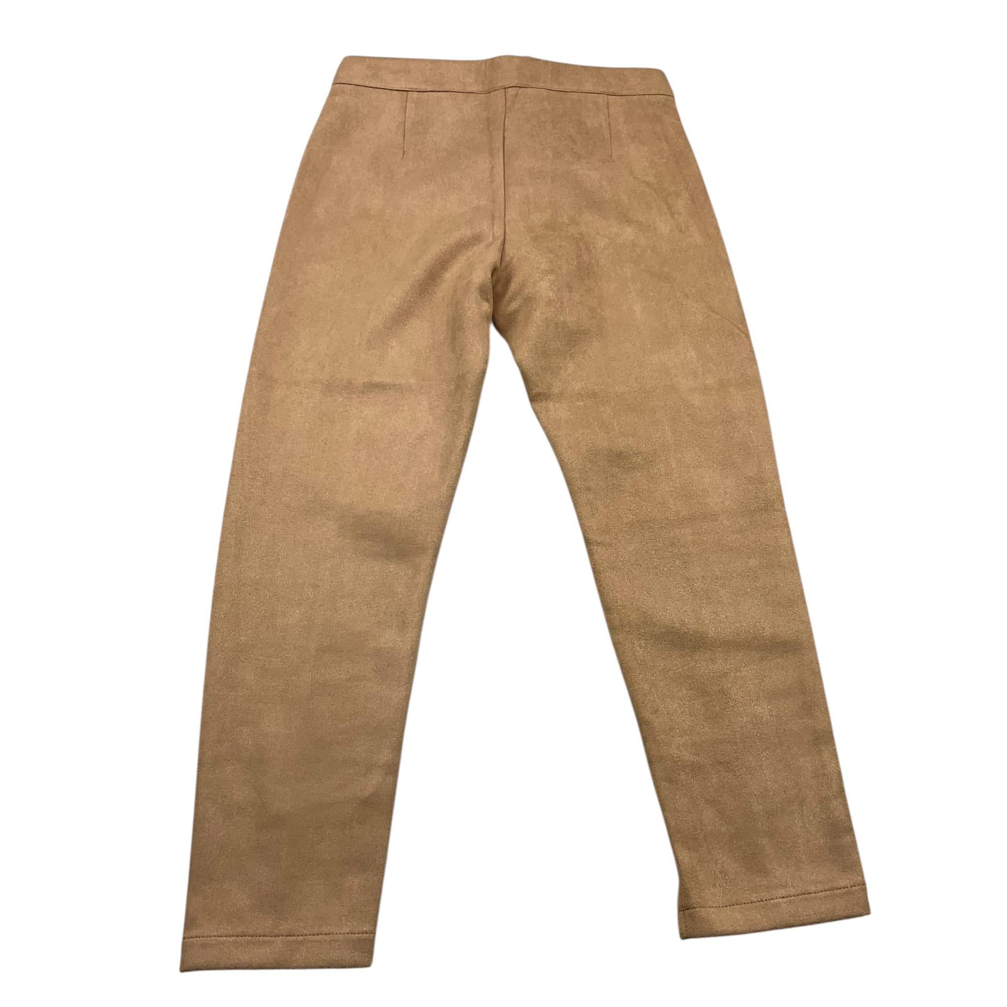 REFRIGIWEAR pantalone tinta unita in camoscio Beige per Bambina RWG192 BEIGE REFRIGIWEAR 
