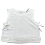 Please Top Giromanica Tinta Unita per Bambina CC89300G72X BIANCO PLEASE 