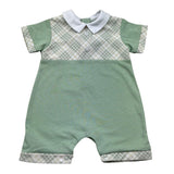 Isabel & Martinez Pagliaccetto Mezza Manica Tinta Unita per Neonato IM25N473 VERDE ISABEL & MARTINEZ 