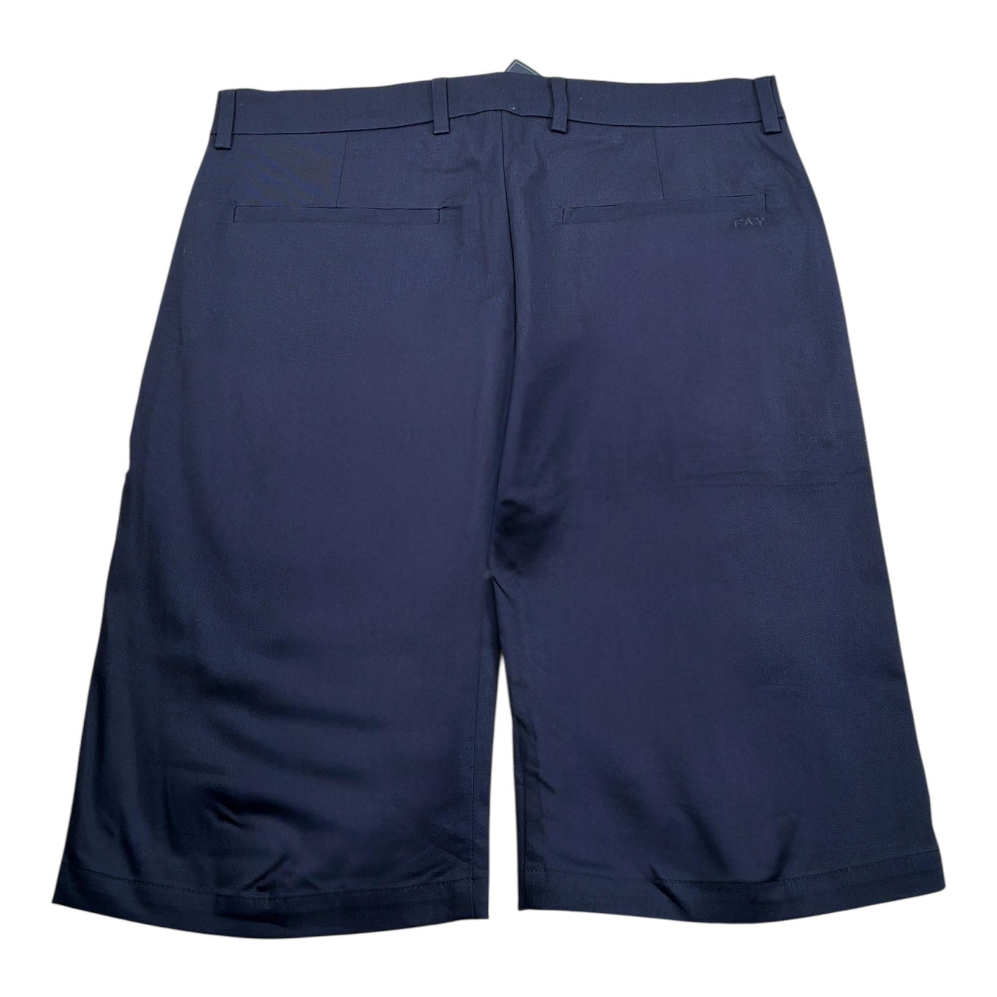 Fay Bermuda tinta unita con Tasche Americane Blu per Bambino FU6P39X BLU FAY 