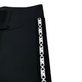 Michael Kors Leggins tinta unita con Profili Logati Nero per Bambina R30408 NERO MICHAEL KORS 