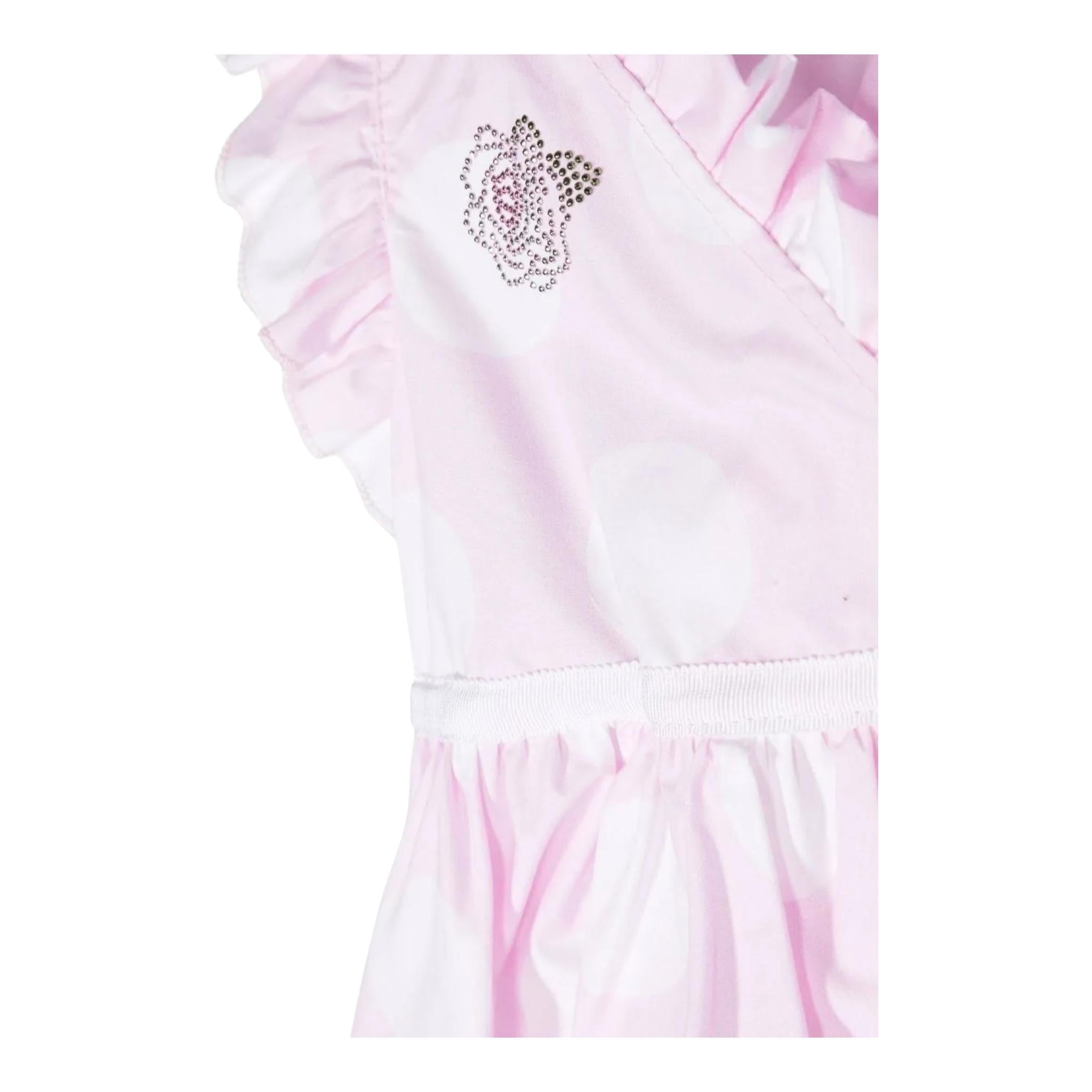 Monnalisa Camicia Mezza Manica Tina Unita per Neonata 31A301 BIANCO MONNALISA 