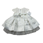 Petit Abito Cerimoniale Tint Unita Mezza Manica Panna per Neonata S2010194P PANNA PETIT 
