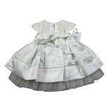 Petit Abito Cerimoniale Tint Unita Mezza Manica Panna per Neonata S2010194P PANNA PETIT 