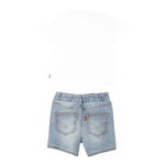 Levi'S Completo 2 Pezzi T-Shirt-Bermuda per Bambino 6EM326J BIANCO LEVI'S 