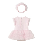 Mayoral Body Mezza Manica Tinta Unita con Fascia Capelli per Neonata 1756 ROSA MAYORAL 