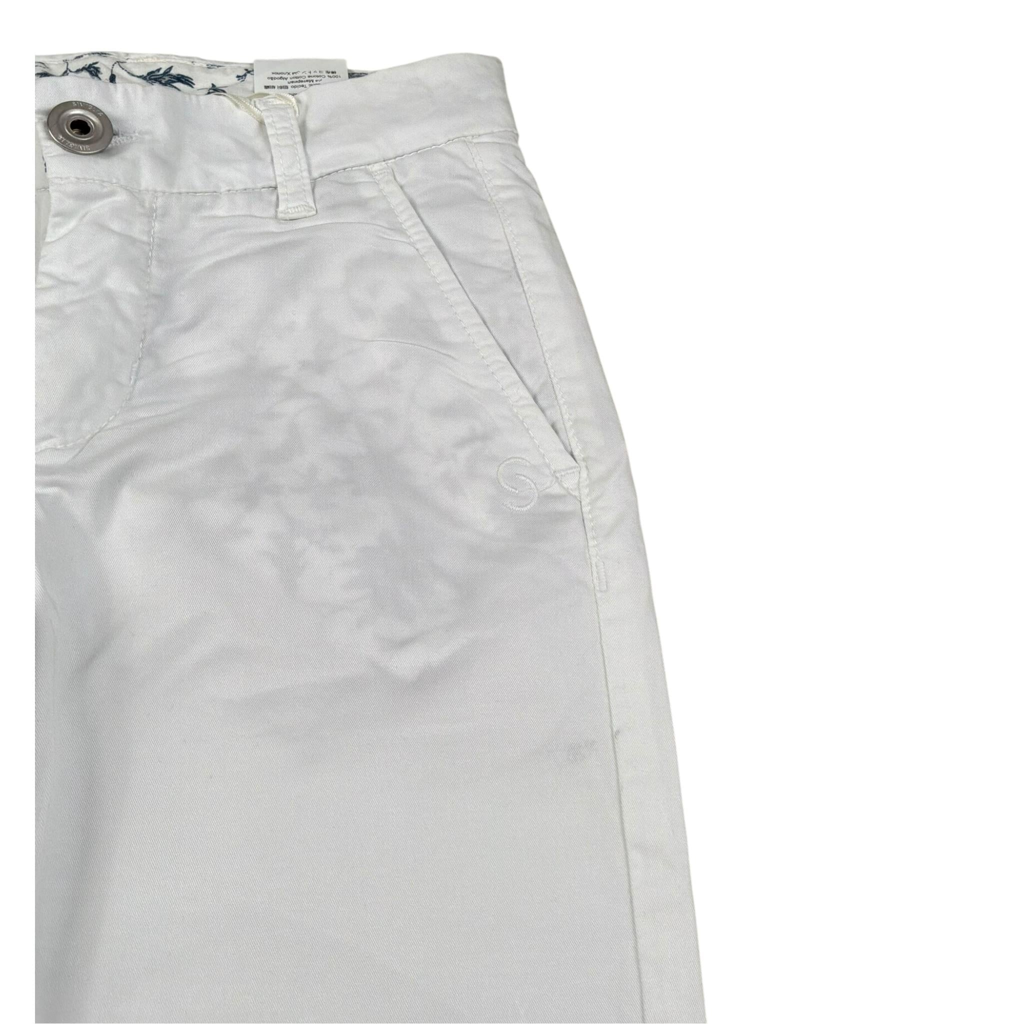 Siviglia Pantalone Tinta Unita con Tasche America per Bambino SVJPT17234 BIANCO SIVIGLIA 