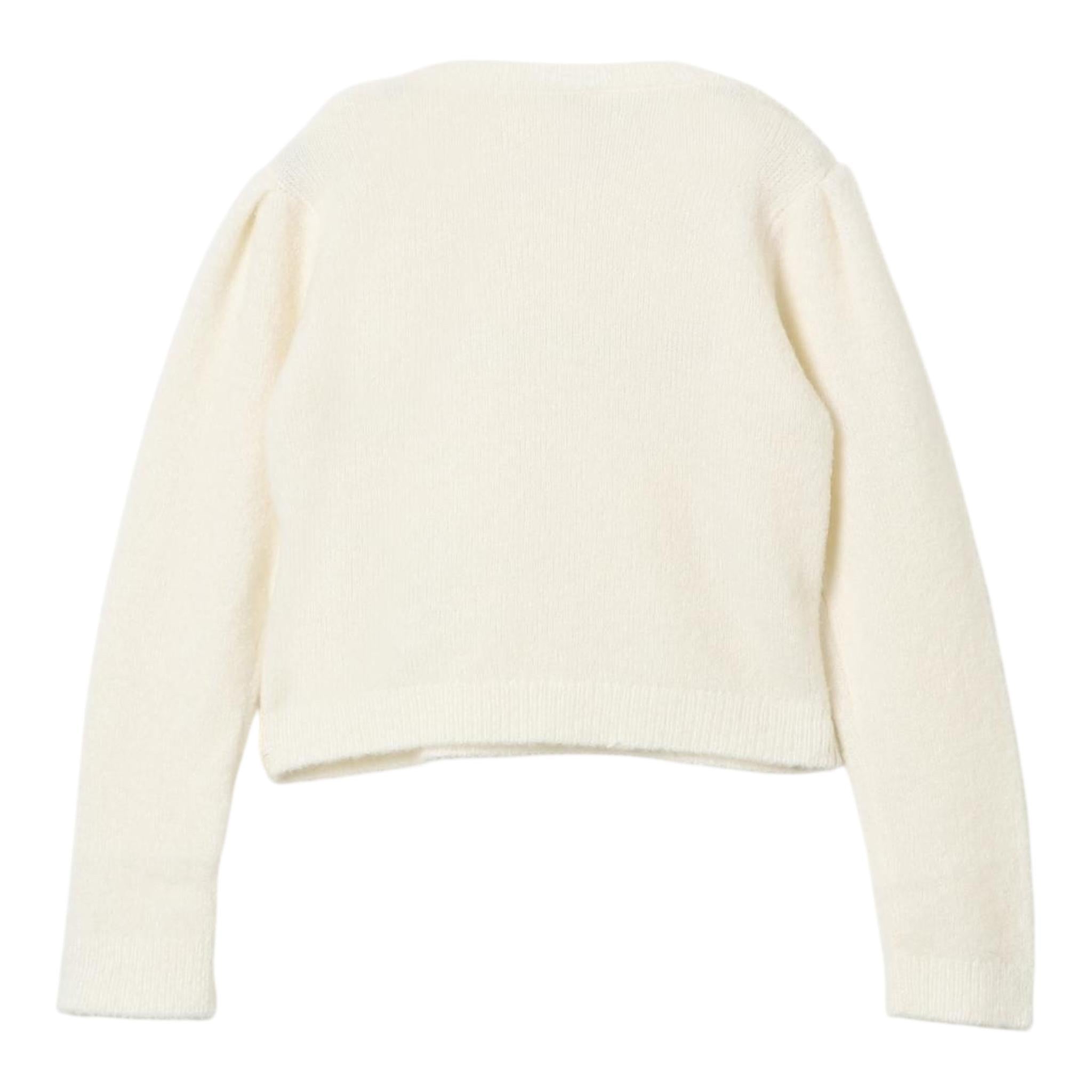 MISS BLUMARINE maglia girocoll tinta unita cn strass Panna per Neonata IF4088MA39PN PANNA MISS BLUMARINE 