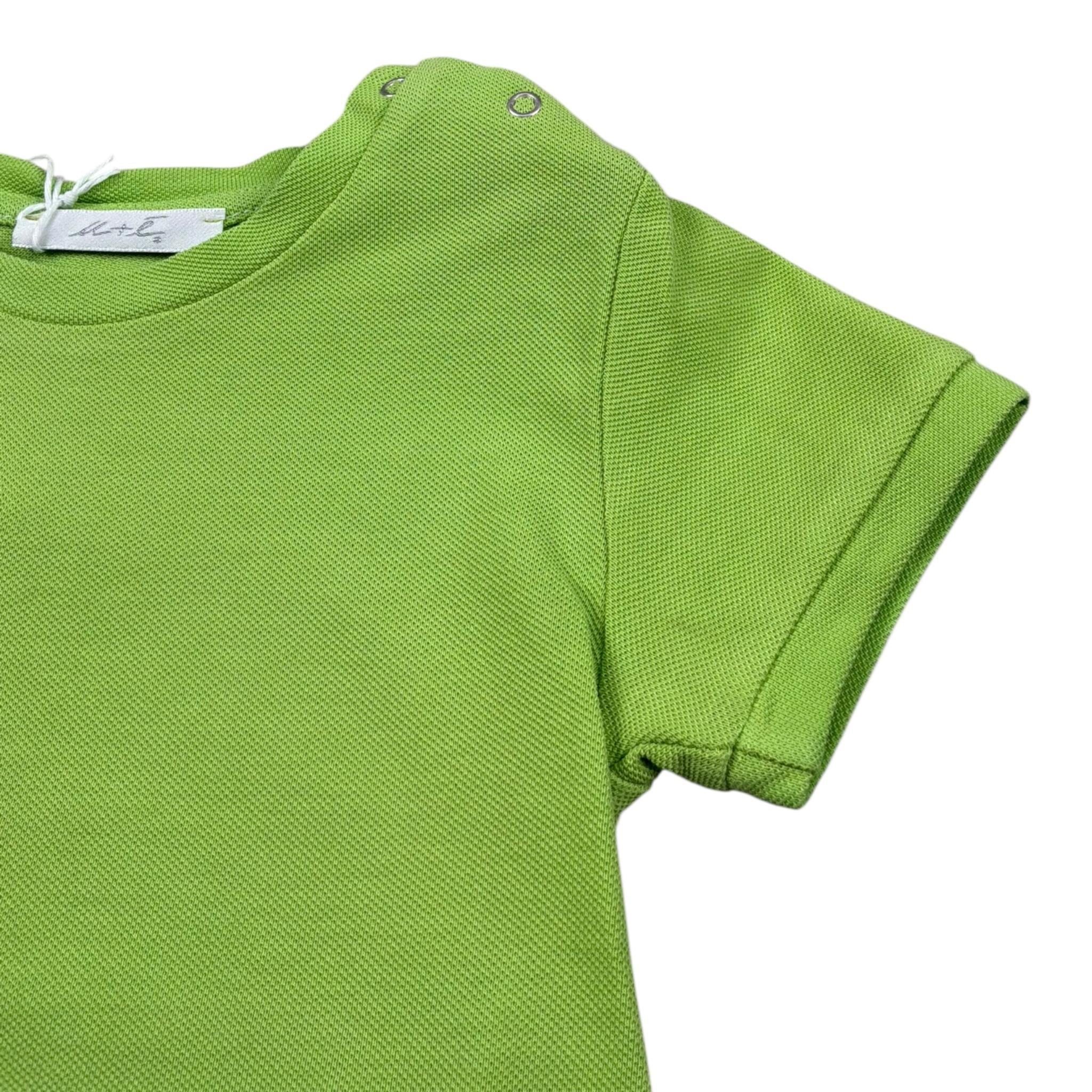 M+E' T-Shirt Girocollo tinta unita Verde per Neonato UEM0270 VERDE M+E' 
