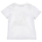 Monnalisa T-Shirt Girocollo Tinta Unita con Stampa per Bambino 28E603J BIANCO MONNALISA 