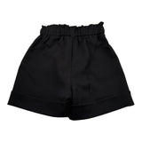 Lu Lu By Miss Grant Short Tinta Unita con Elastico In Vita per Bambina LL3427 NERO LU LU BY MISS GRANT 