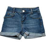 Liu Jo Short In Denim Tinta Unita con Girovita Regolabile per Neonata KA5068 BLU LIU JO 