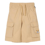 Moschino Bermuda Tinta Unita con Elastico In Vita per Bambino HUQ027 CAMMELLO MOSCHINO 