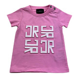 John Richmond T-Shirt Girocollo Tinta Unita con Logo per Neonata RIP26026TS ROSA JOHN RICHMOND 