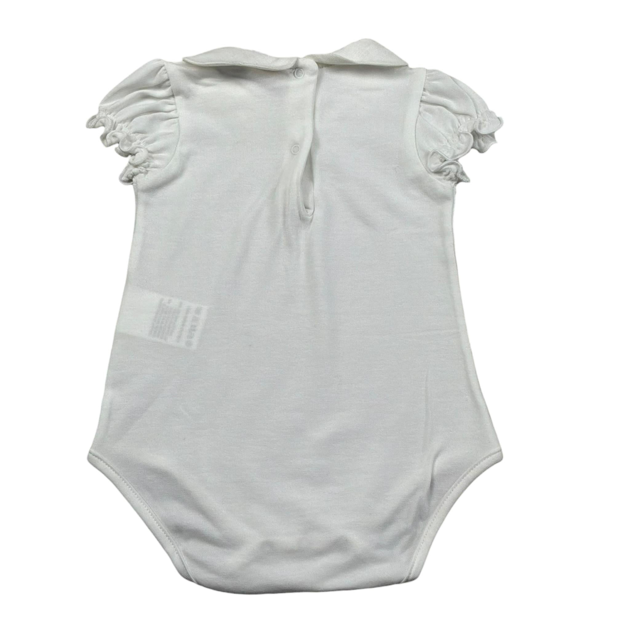 J.O. Milano Body Mezza Manica tinta unita Panna per Neonata 571X1 PANNA J.O. MILANO 