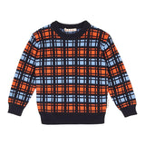 MARNI maglia girocollo stampa fantasia Blu per Bambino M00857 BLU MARNI 