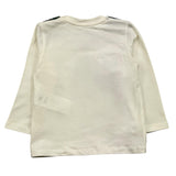 LE BEBE' shirt girocollo tinta unita con stampa in contrasto Panna per Neonato LBB5105 PANNA LE BEBE' 