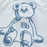 Le Bebe' T-Shirt Girocollo Tinta Unita con Stampa per Neonato LBB5420 BIANCO LE BEBE' 