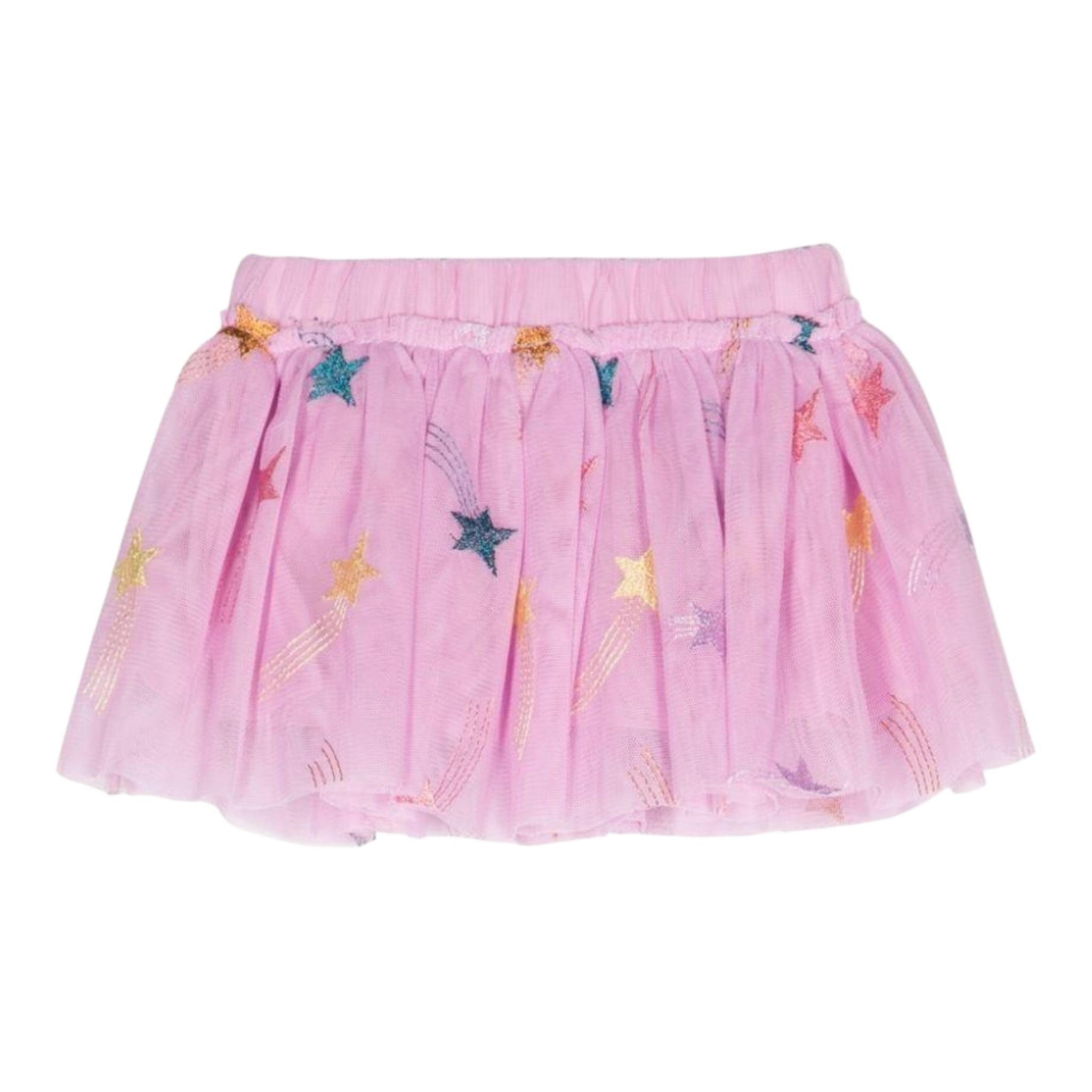 STELLA McCARTNEY gonna tinta unita con tulle Rosa per Neonata TV7041 ROSA STELLA McCARTNEY 