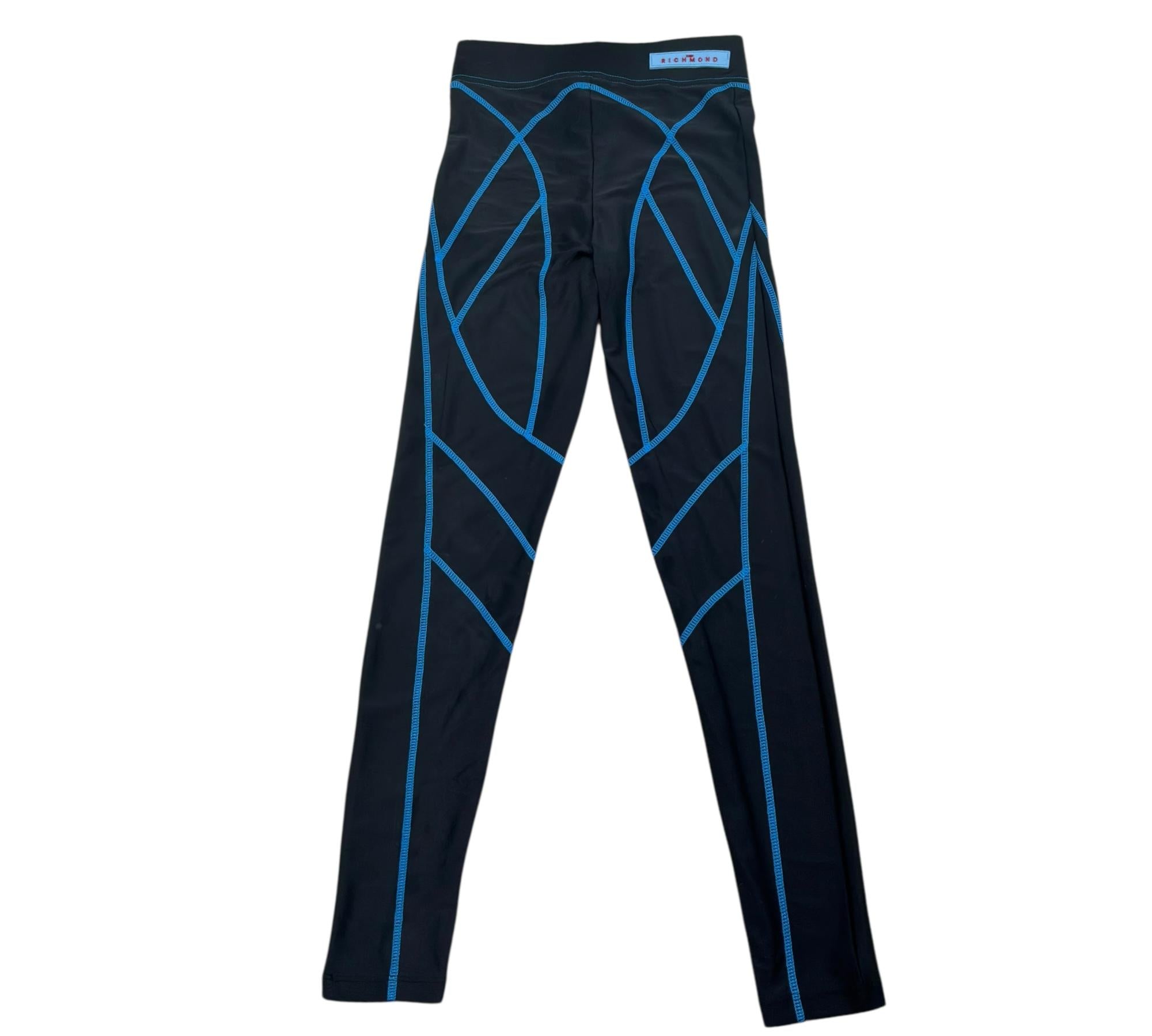 John Richmond Leggins Tinta Unita con Stampe per Bambina RGP26071LE NERO JOHN RICHMOND 