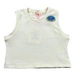 Vicolo Canotta Tinta Unita con Spille per Bambina 3146MY00041 PANNA VICOLO 