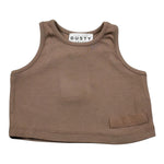 Dusty Color Top Giromanica Tinta Unita per Neonata DJWS5010CNN BEIGE DUSTY COLOR 