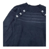 FUN & FUN abito girocollo tinta unita con applicazioni Nero per Bambina FCJDR00088 NERO FUN & FUN 