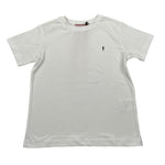 Cesare Paciotti T-Shirt Girocollo tinta unita con Stampa Bianco per Bambino TSP5155BXXX BIANCO CESARE PACIOTTI 