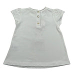 Per Te T-Shirt Girocollo tinta unita Bianco per Neonata 34311 BIANCO PER TE 