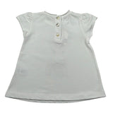 Per Te T-Shirt Girocollo tinta unita Bianco per Neonata 34311 BIANCO PER TE 