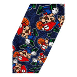 MOUSSE pantalone tuta tinta unita con stampe mario Blu per Neonato HKPG3688 BLU MOUSSE 