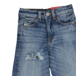 Diesel Jeans Tinta Unita Modello A Zampa per Bambina J00816X BLU DIESEL 