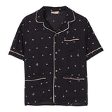 N°21 Camicia Tinta Unita con Stampa per Bambina N2100Z NERO N°21 