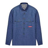 Sprayground Giubbino Reversibile Bicolore per Bambino SPY1260 AZZURRO SPRAYGROUND 