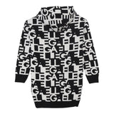 GAELLE abito tinta unita logato con cappuccio Nero per Bambina 2741VW00420X NERO GAELLE 