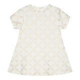 Michael Kors Abito Mezza Manica Girocollo Logato Panna per Bambina R30311JXX PANNA MICHAEL KORS 
