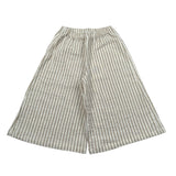 Per Te Pantalone Modello Palazzo Fantasia A Righe Bianco/Beige per Neonata 34257 BIANCO/BEIGE PER TE 