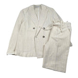 Paolo Pecora Completo 2 Pezzi Giacca-Pantalone Fantasia A Righe per Bambino PP4069 BEIGE PAOLO PECORA 