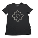 JOHN RICHMOND t-shirt girocollo tinta unita con brillantini Nero per Bambina RGA25052TS NERO JOHN RICHMOND 
