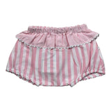 Laranjinha Coulotte Bicolore con Fantasia A Righe per Neonata 92908V5835R57 BIANCO/ROSA LARANJINHA 