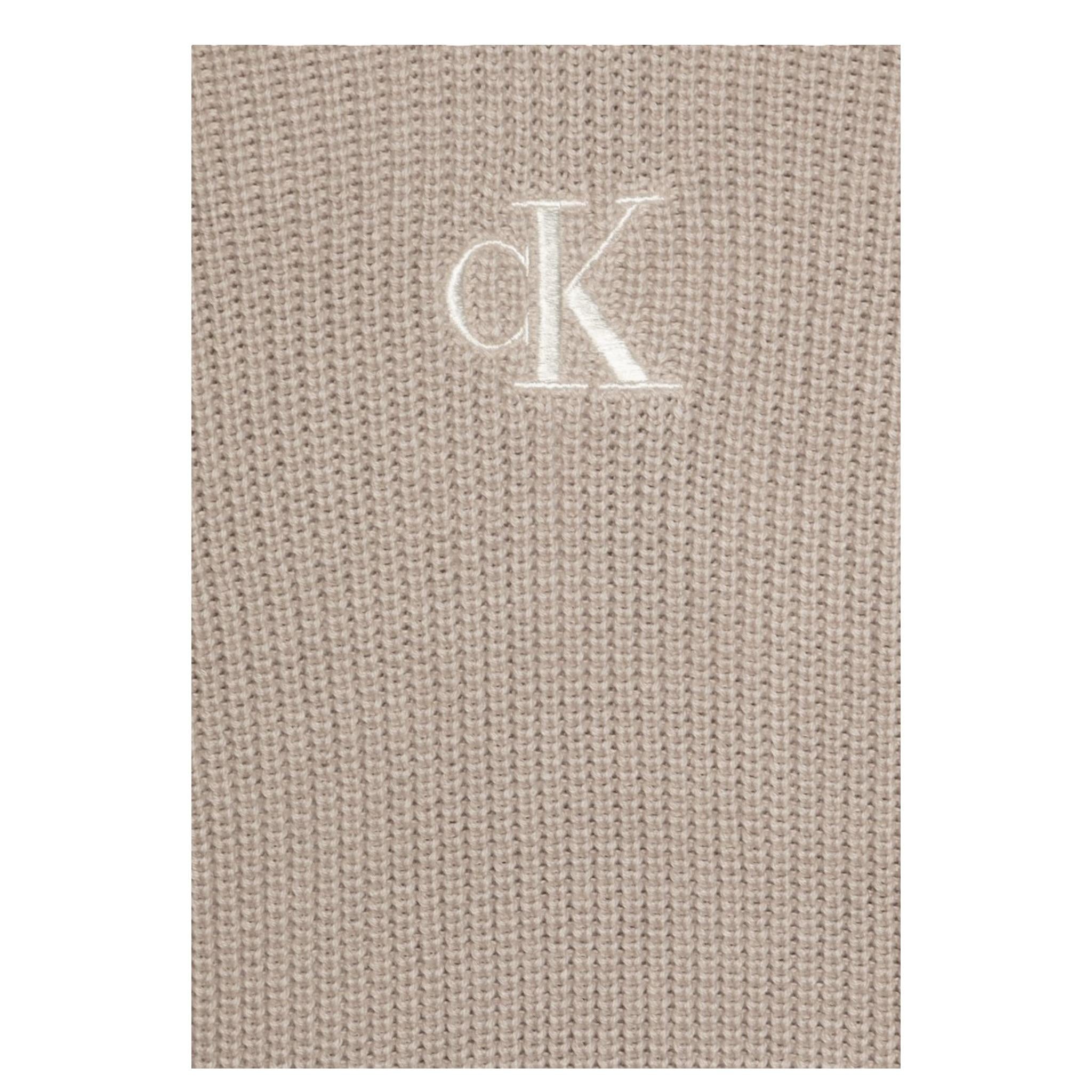 Calvin Klein Maglia Tinta Unita con Cappuccio per Bambino IB0IB02413 BEIGE CALVIN KLEIN 