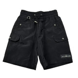 John Richmond Bermuda Tinta Unita con Elastico In Vita per Bambino RBP25047BE NERO JOHN RICHMOND 