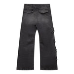 Diesel Jeans Modello Palazzo con Tasconi per Bambina J01725XXX NERO DIESEL 