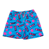 Saint Barth Costume Tinta Unita con Stampa Big Bubble per Bambino JEA0004X AZZURRO SAINT BARTH 