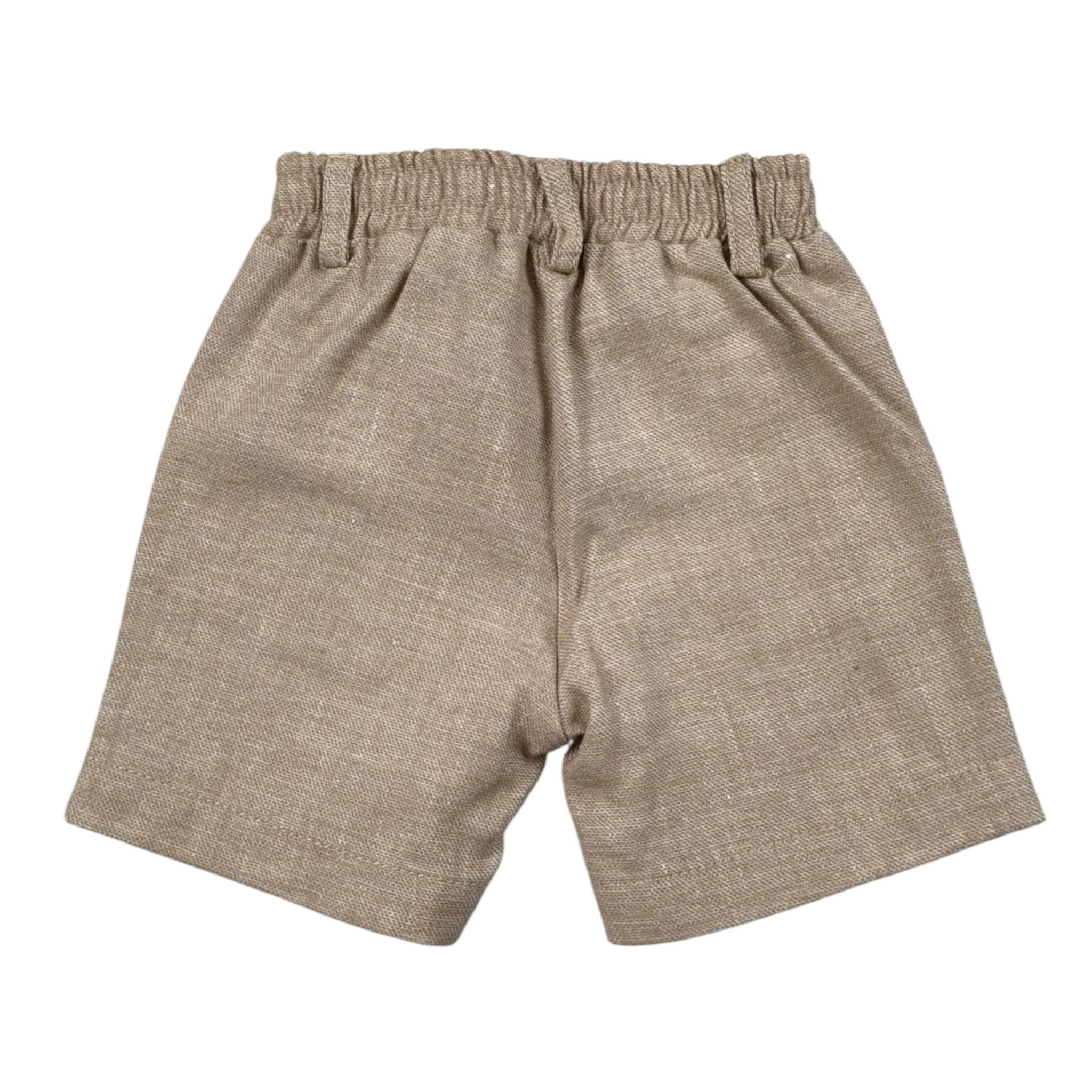 Le Bebe' Bermuda tinta unita con Elastico In Vita Beige per Neonato LBB4027 BEIGE LE BEBE' 
