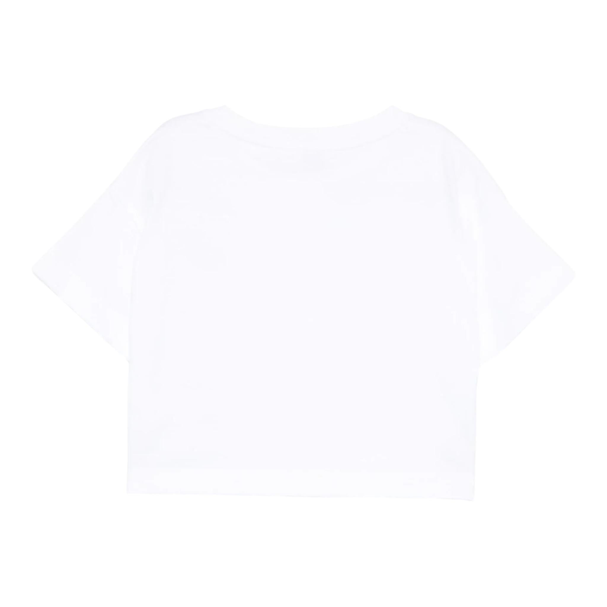 Il Gufo T-Shirt Girocollo Tinta Unita con Ricamo per Bambina P25TS473MF001 BIANCO IL GUFO 