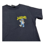 Disclaimer T-Shirt Girocollo Tinta Unita con Stampa per Bambino 25EDK58434 NERO DISCLAIMER 